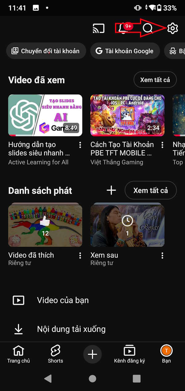 YouTube Android 