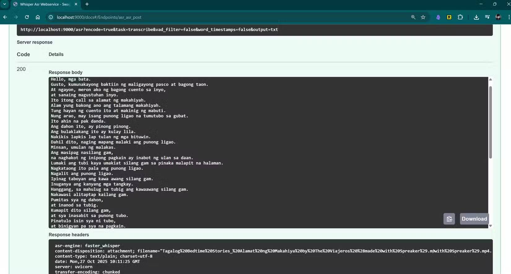 Kiểm tra phiên âm tiếng Philippines