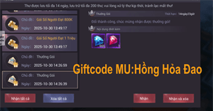Hướng dẫn đổi code MU Hồng Hỏa Đao và giftcode mới nhất