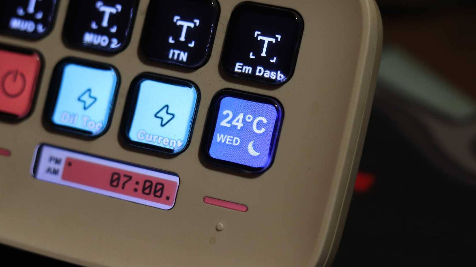 Phím plugin Weather trên Stream Deck Neo