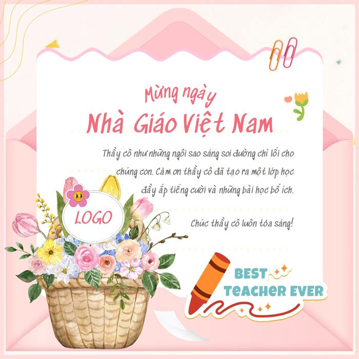 Thiệp chúc mừng ngày 20/11