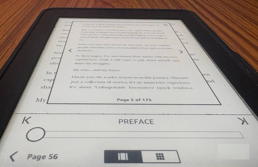 Chế độ lật trang trong Kindle