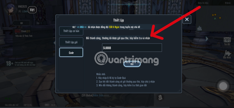 code vo hon origin moi nhat