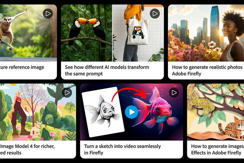 Tạo video hướng dẫn trong Adobe Firefly
