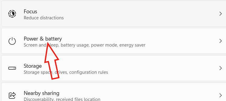 Chỉnh pin trên Windows