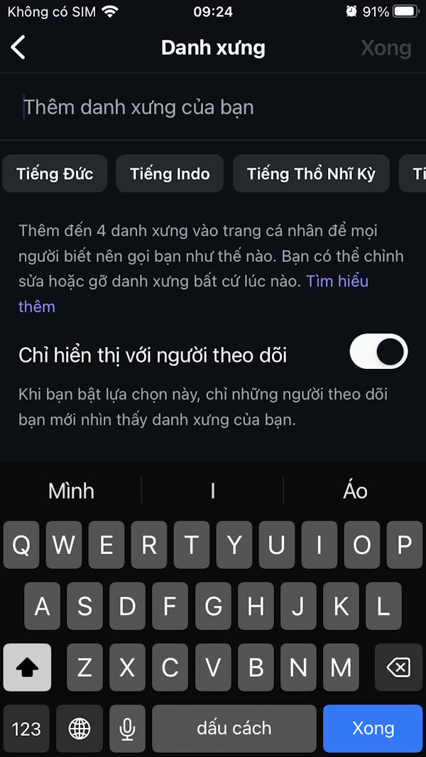 Ngôn ngữ thêm danh xưng