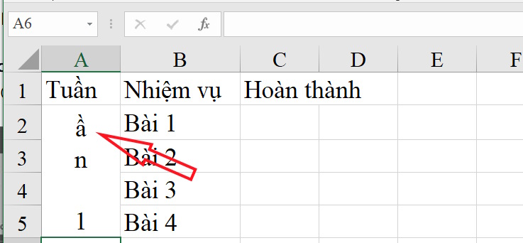 Viết chữ dọc trong Excel