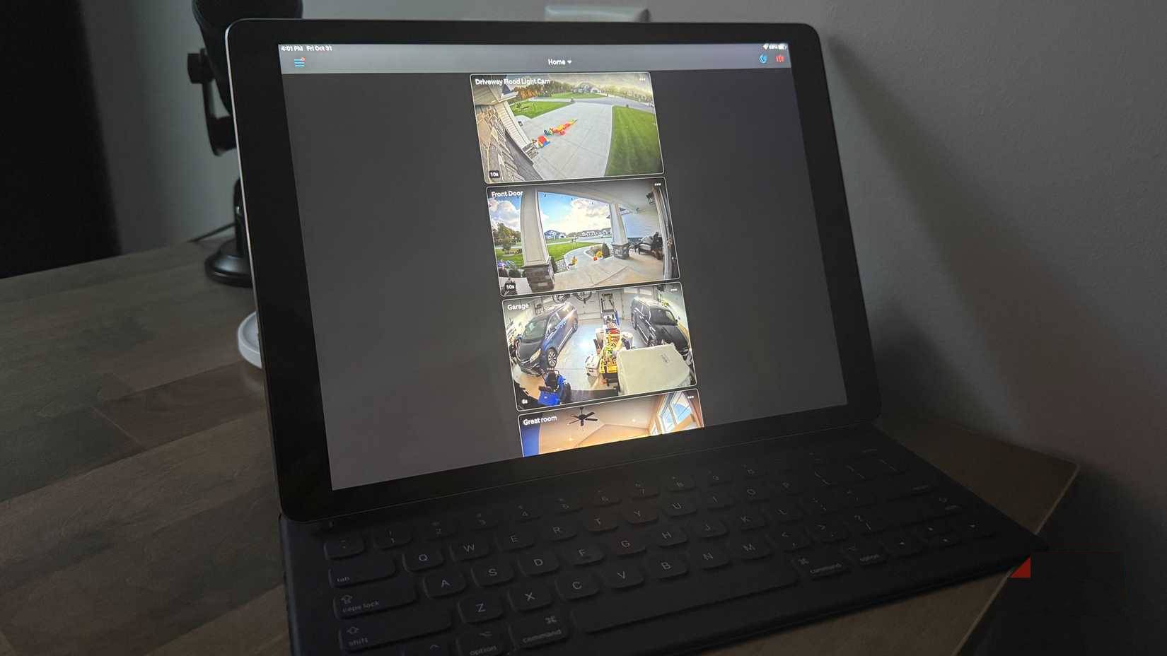 iPad Pro 2015 với ứng dụng Ring