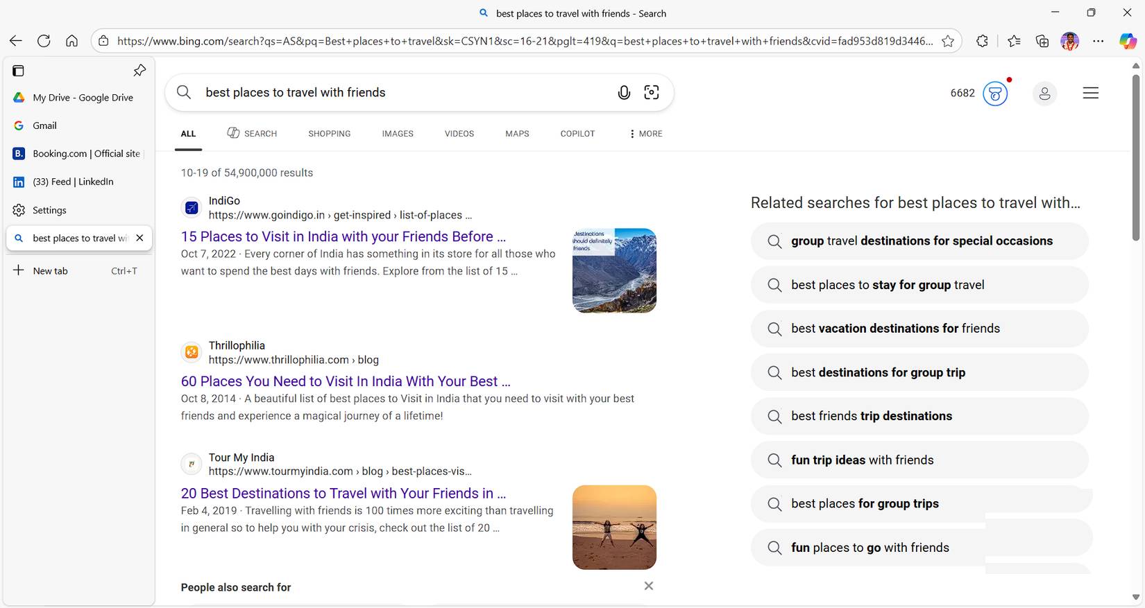 Tab dọc ở phía bên trái của trình duyệt Edge