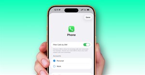 Cách lọc cuộc gọi theo SIM chế độ Focus iPhone