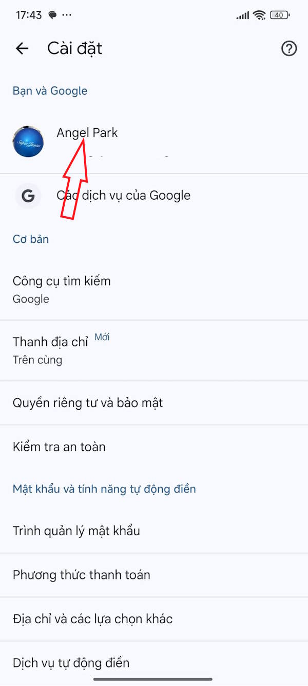 Tài khoản Google 