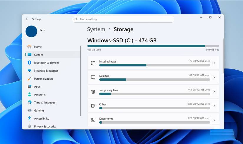 Cách dùng Storage sense Windows giải phóng dung lượng ổ đĩa