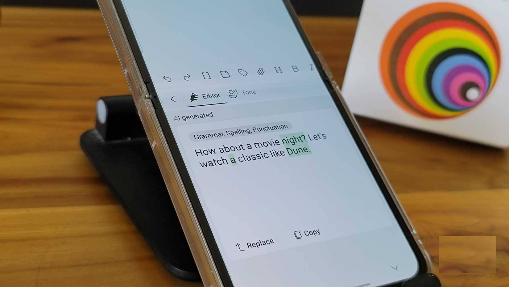 Chế độ Copilot trong SwiftKey Keyboard trên Galaxy Z Flip 6