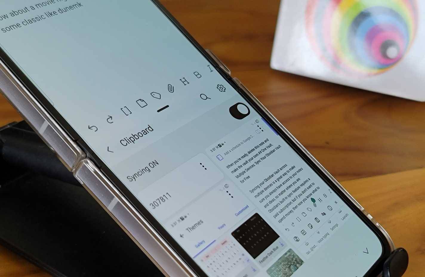 Clipboard SwiftKey trên Galaxy Z Flip 6