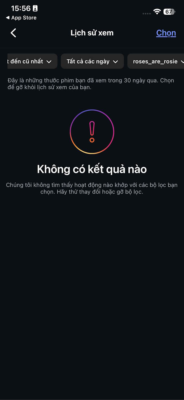 Kết quả video Reels