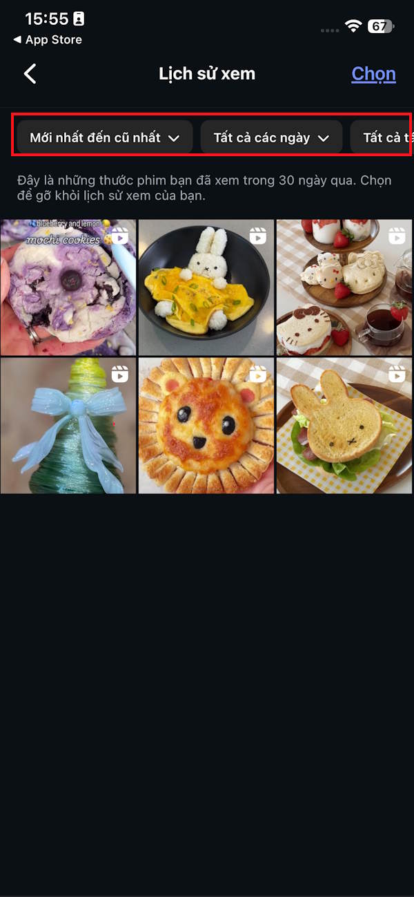 Video Reels Instagram đã xem