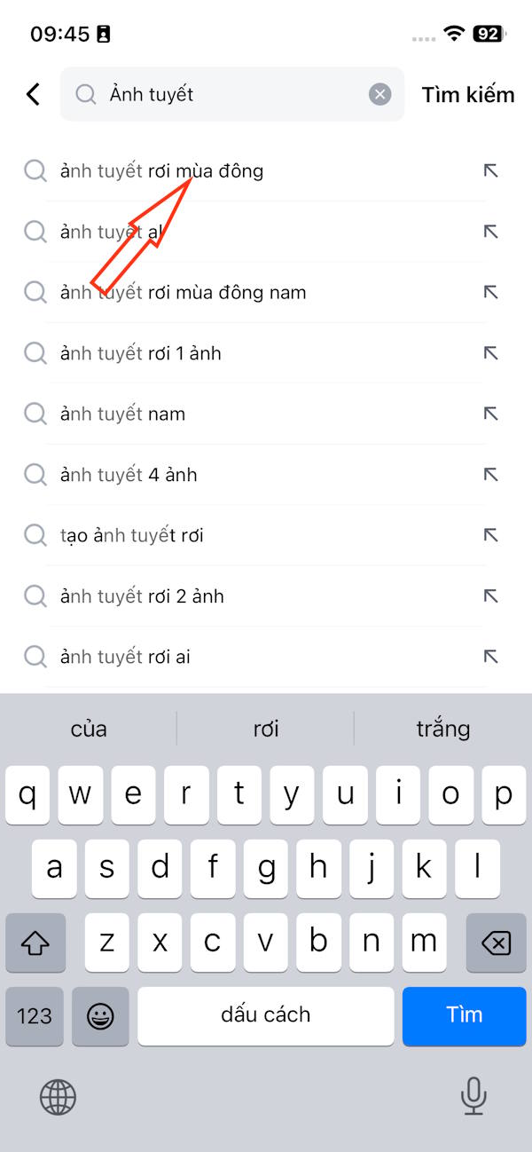 Hiệu ứng tuyết rơi