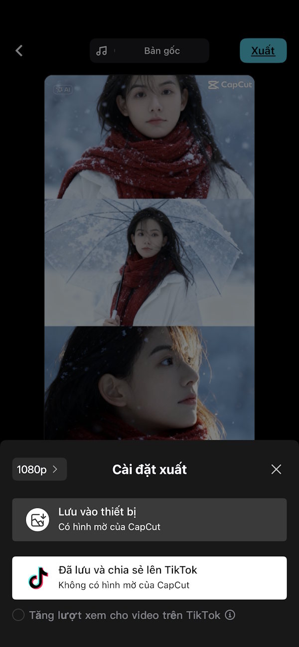 Tải video trend tuyết rơi