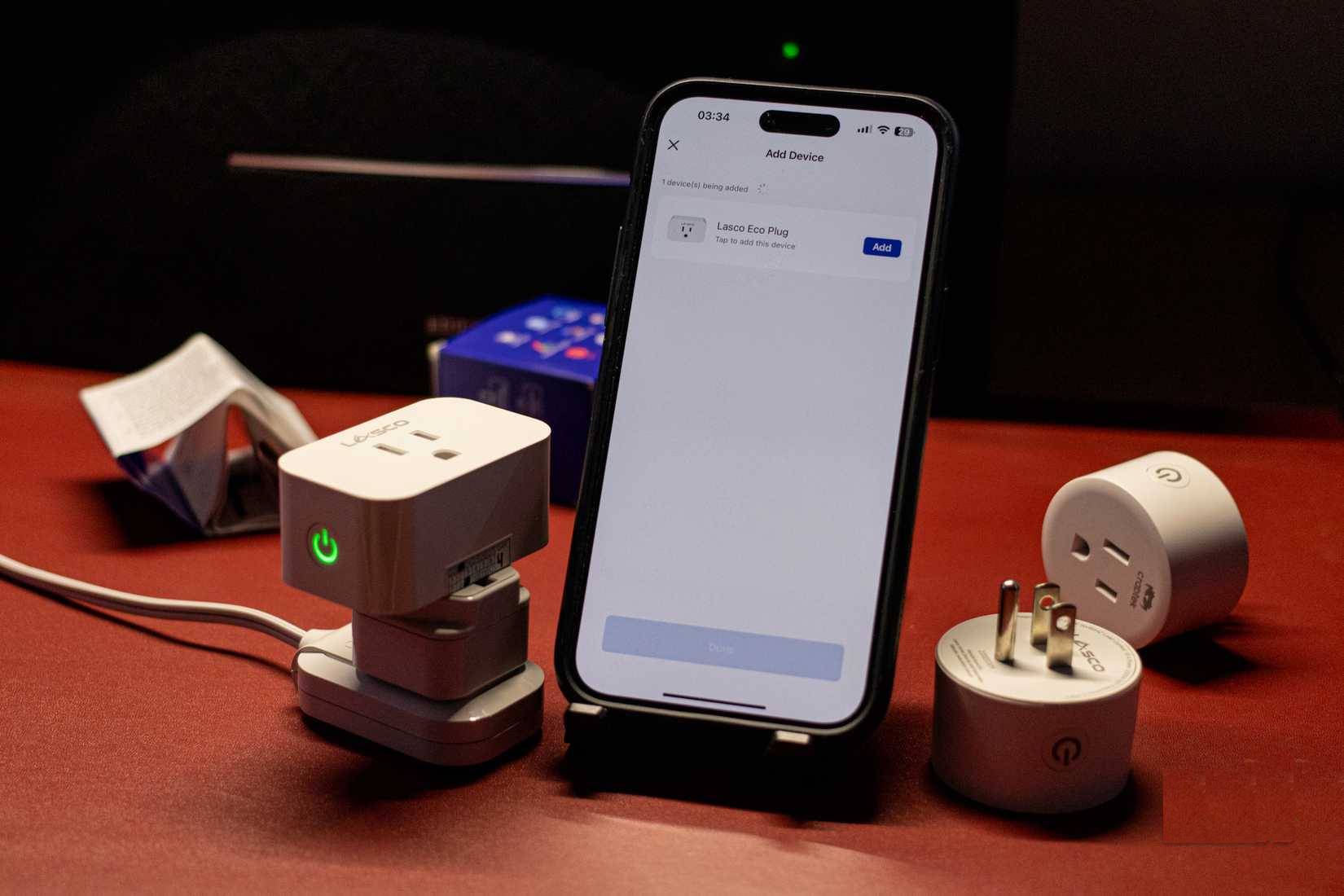 Thêm ổ cắm thông minh Lasco Eco vào ứng dụng Lasco