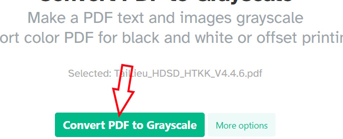 Chuyển PDF sang đen trắng online