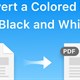 Cách chuyển PDF sang đen trắng trong Windows