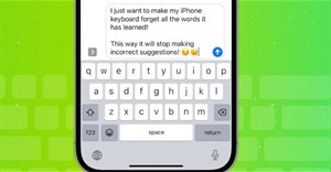Cách xóa lịch sử bàn phím trên iPhone