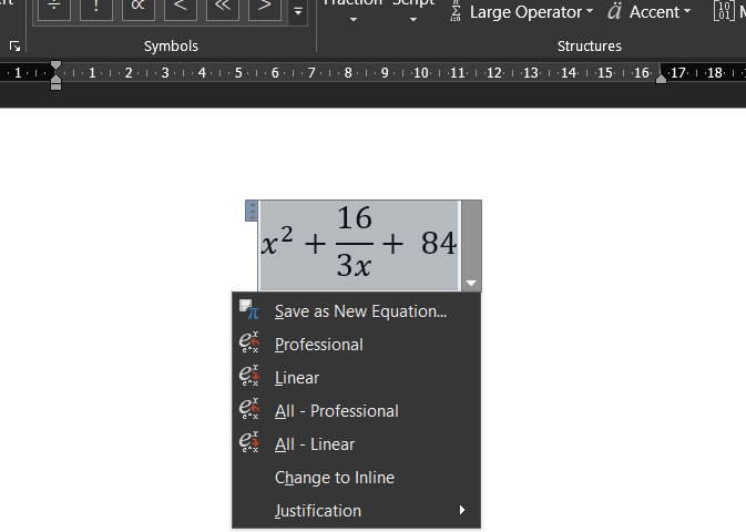 Hiện đúng dạng phương trình