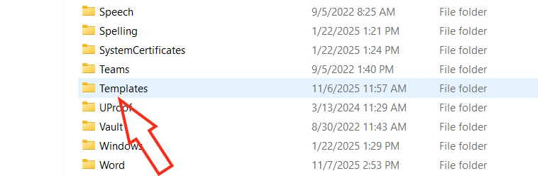 Thư mục Templates