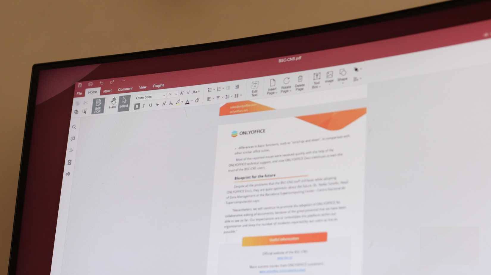 OnlyOffice PDF Editor chạy trên Windows