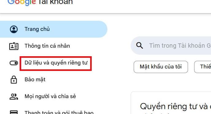 Hoạt động Google