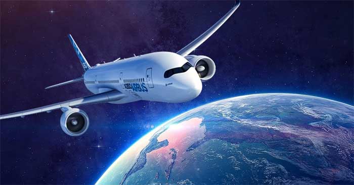 Máy bay bay vào vũ trụ