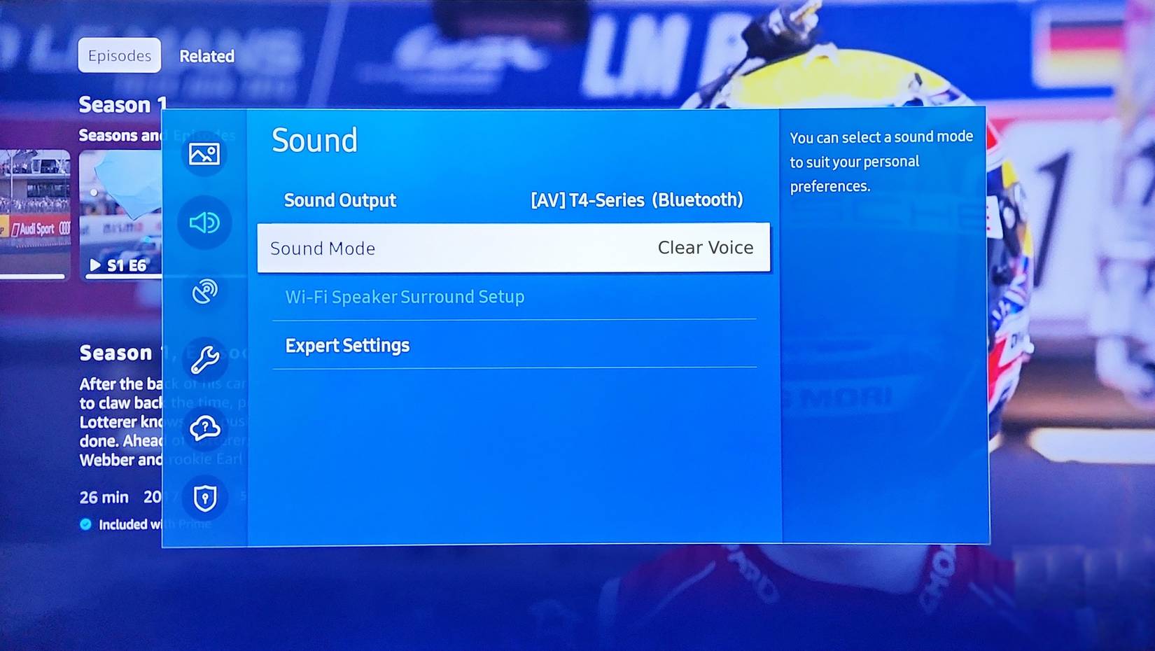 Cài đặt soundbar tăng cường giọng nói