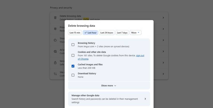 Sử dụng script để tự động xóa cache trình duyệt