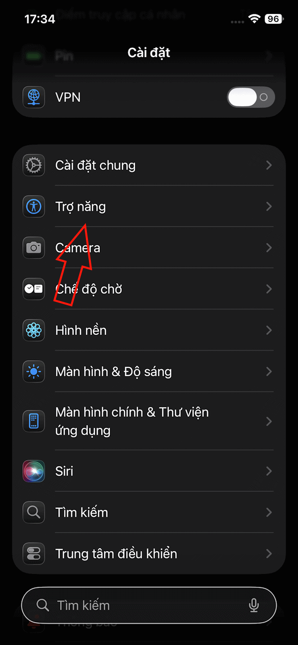 Trợ năng iPhone