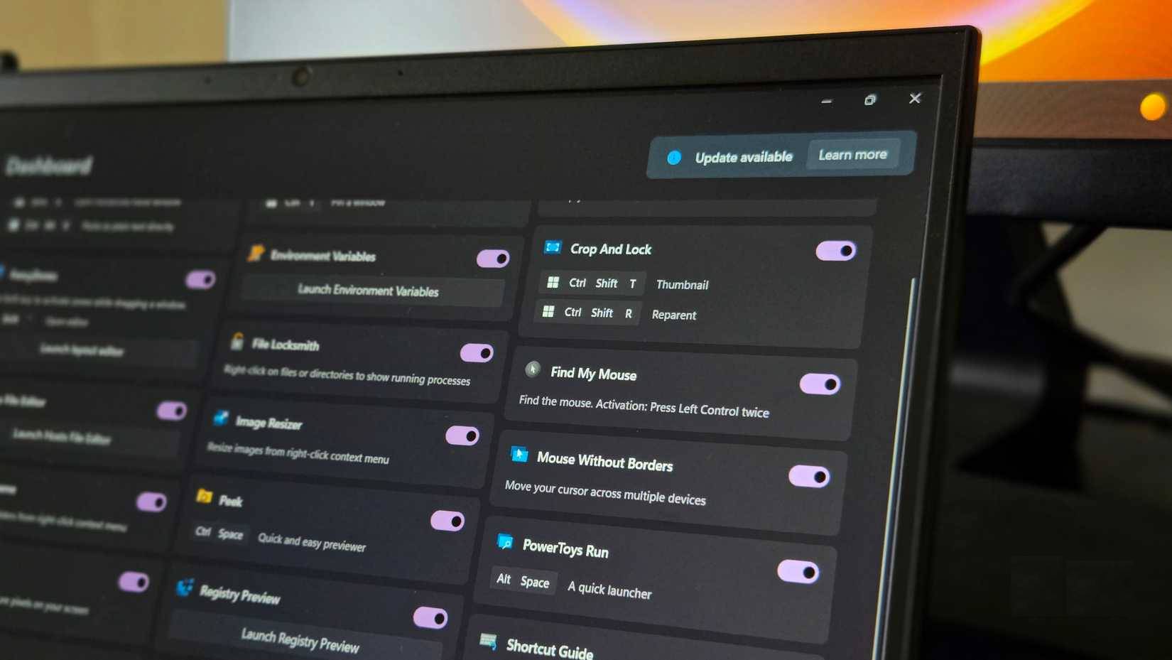 Ứng dụng Mouse Without Borders PowerToys mở trong Windows 11