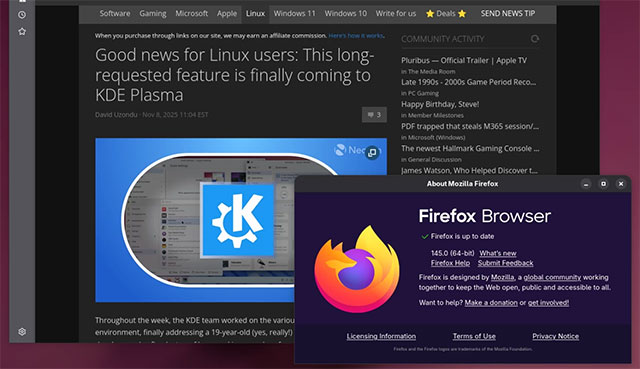 Mozilla ngừng hỗ trợ Firefox 32-bit trên Linux