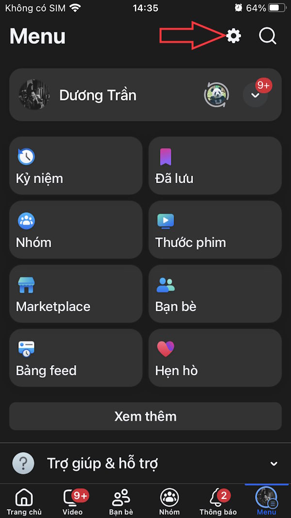 Cài đặt Facebook