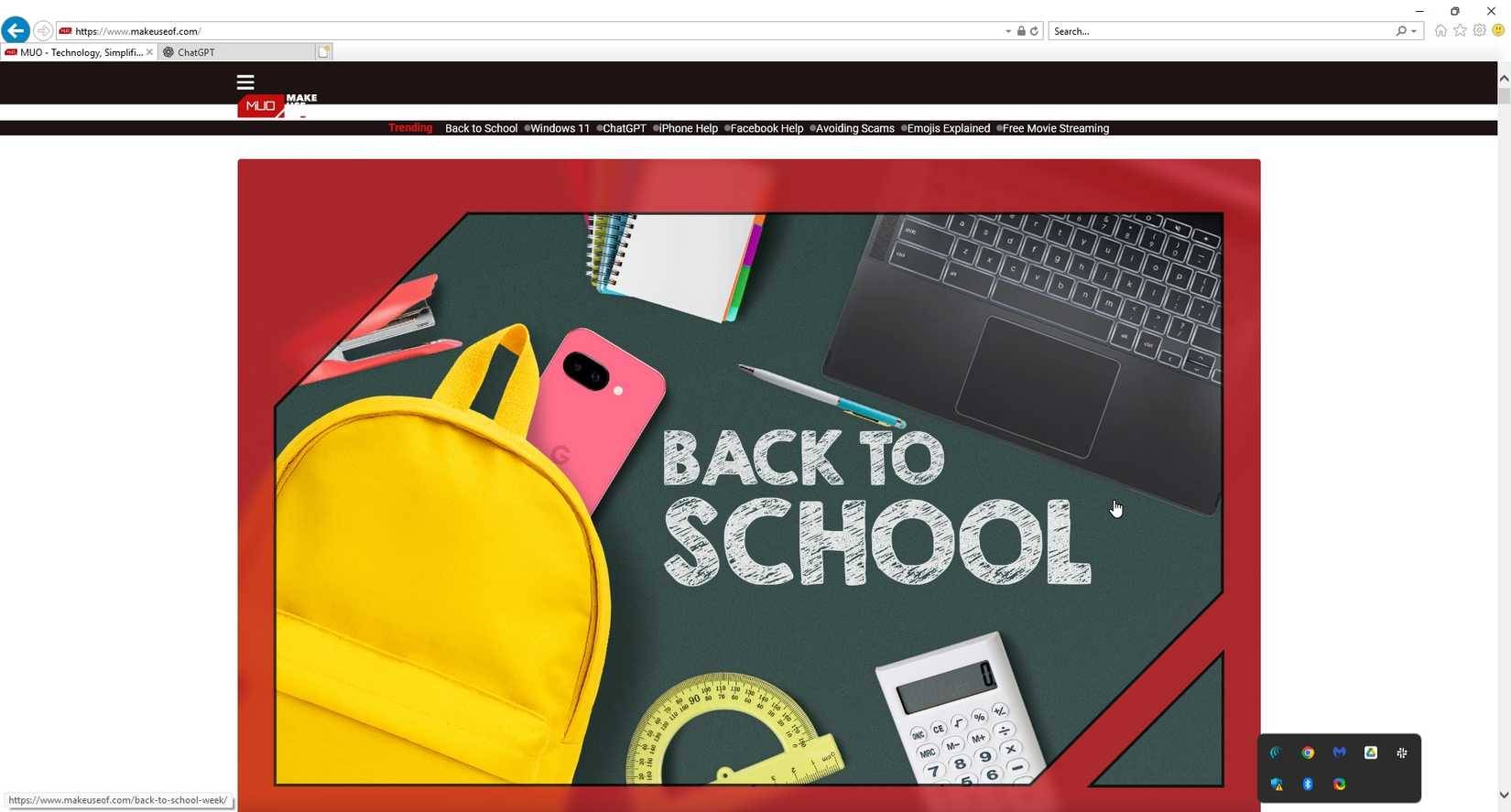 Trang chủ bị lỗi trong Internet Explorer Windows 11