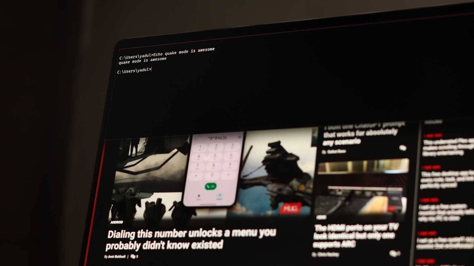 Cách mở và sử dụng Windows Terminal ở chế độ Quake Mode