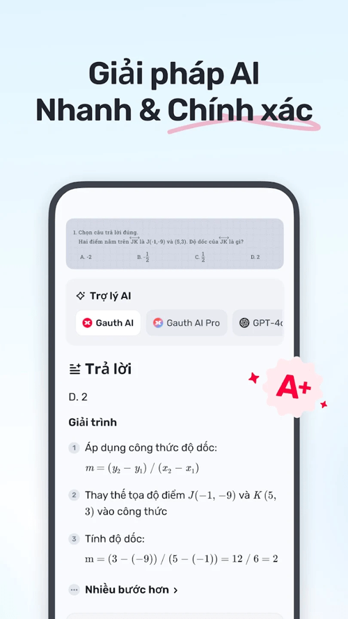 gauth giải toán ai