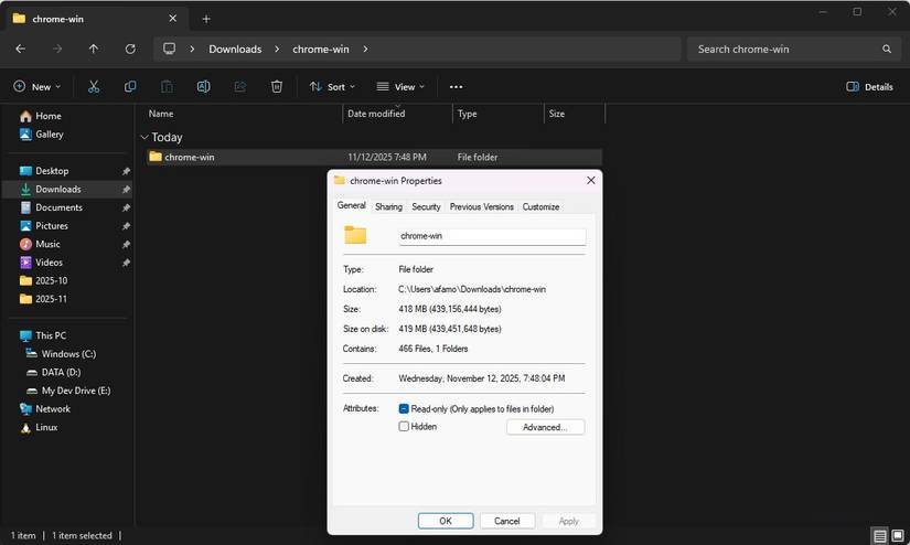 Dung lượng tải xuống tối thiểu cho Cromite