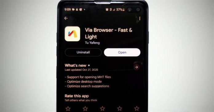 Tại sao nên dùng Via Browser thay thế Chrome trên Android?