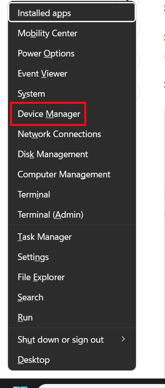 Device Manager