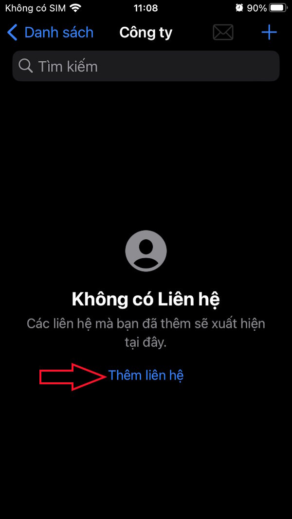 Thêm số điện thoại vào nhóm danh bạ