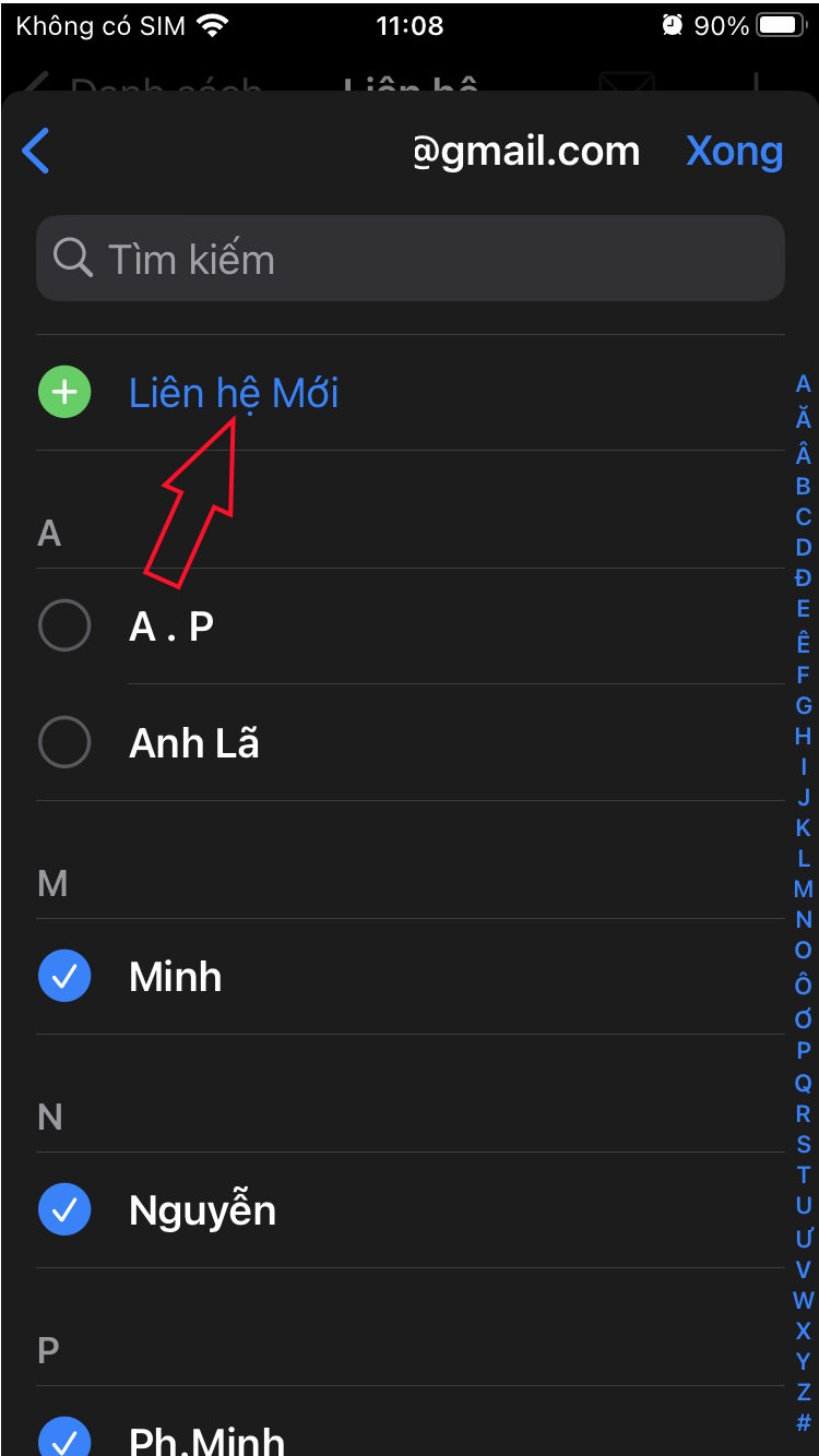 Thêm số điện thoại mới