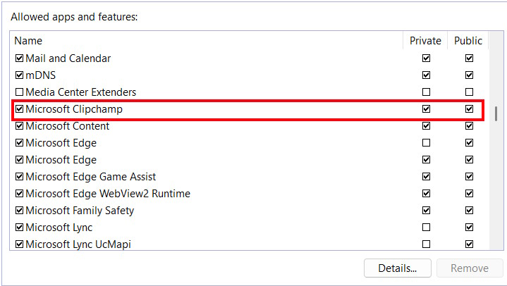 ClipChamp vượt qua tường lửa