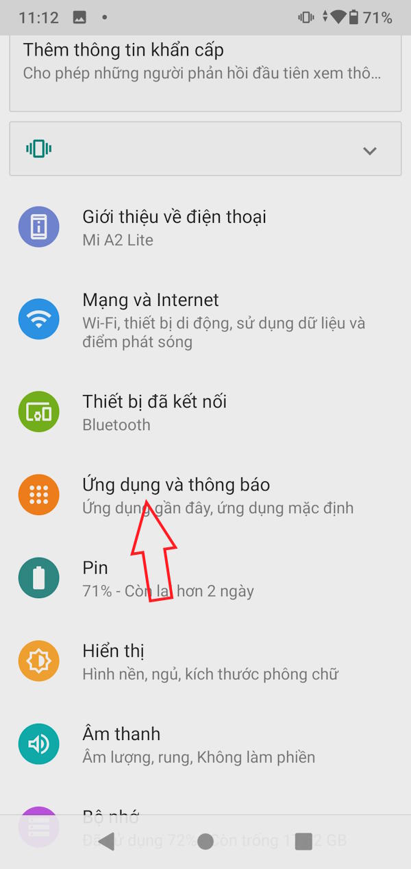 Ứng dụng trên Android