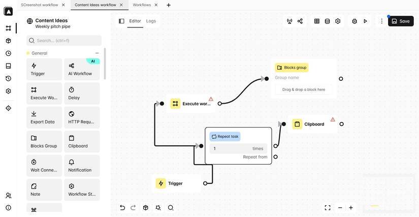 Xây dựng tính năng tự động hóa với Automa