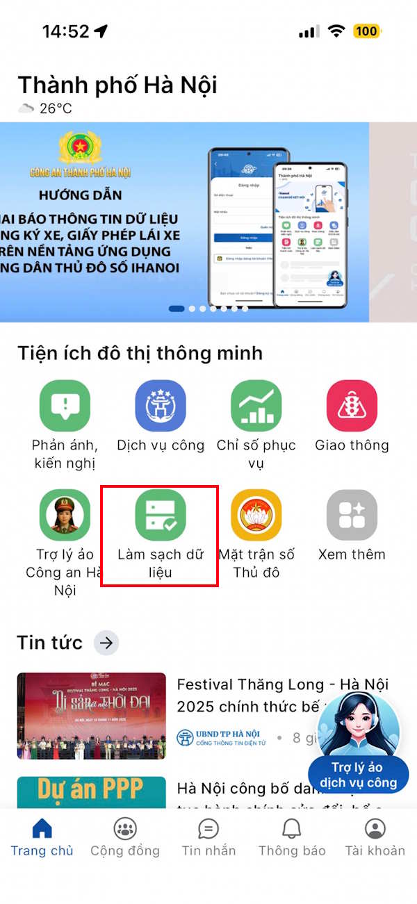 Làm sạch dữ liệu iHanoi