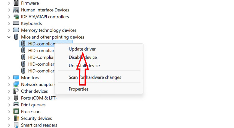 Mice and other pointing devices
